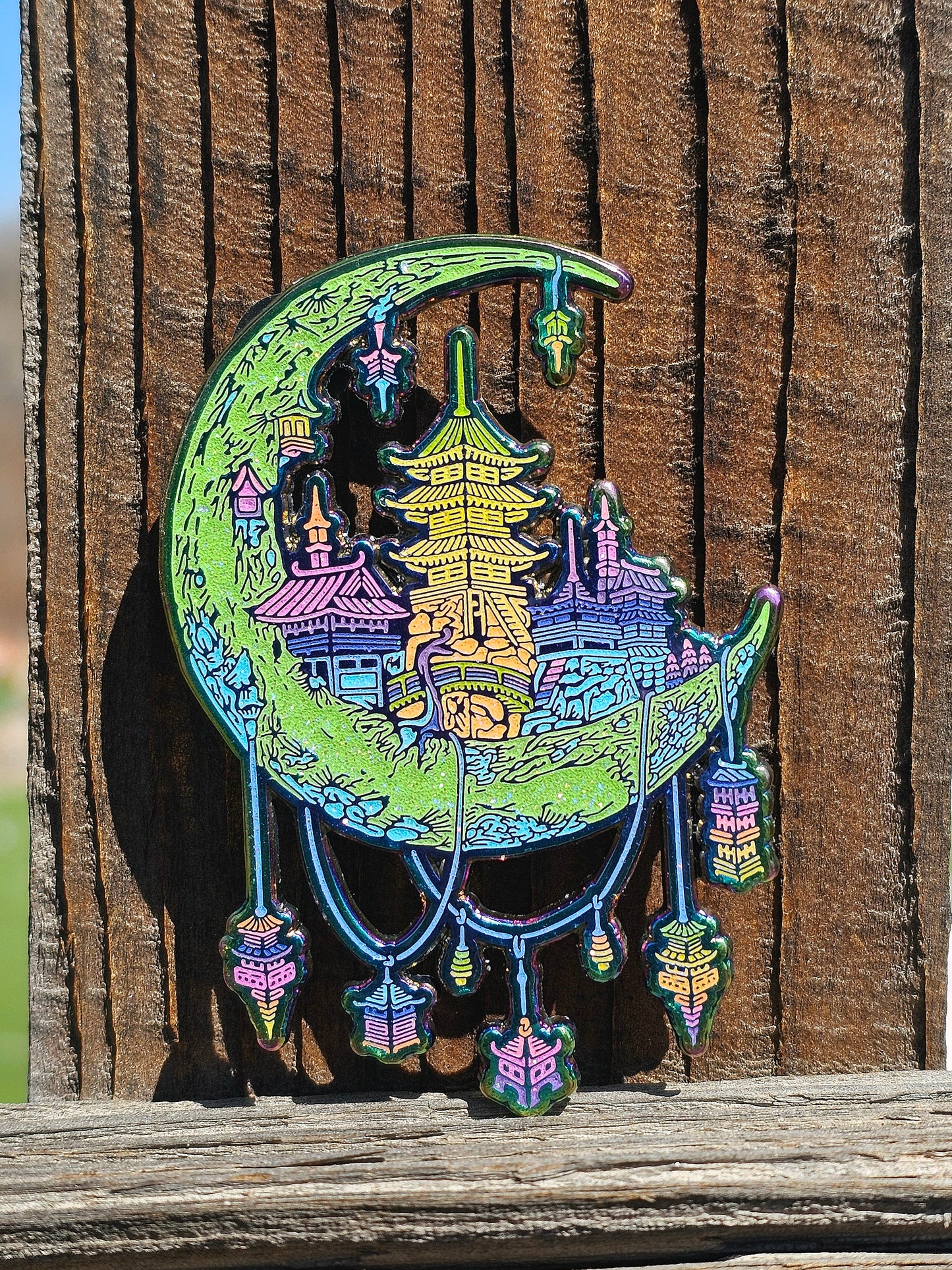 Pair of eclipse pins