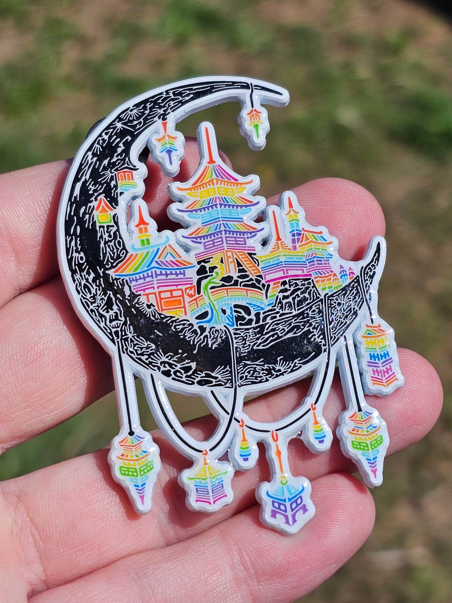 Pair of eclipse pins