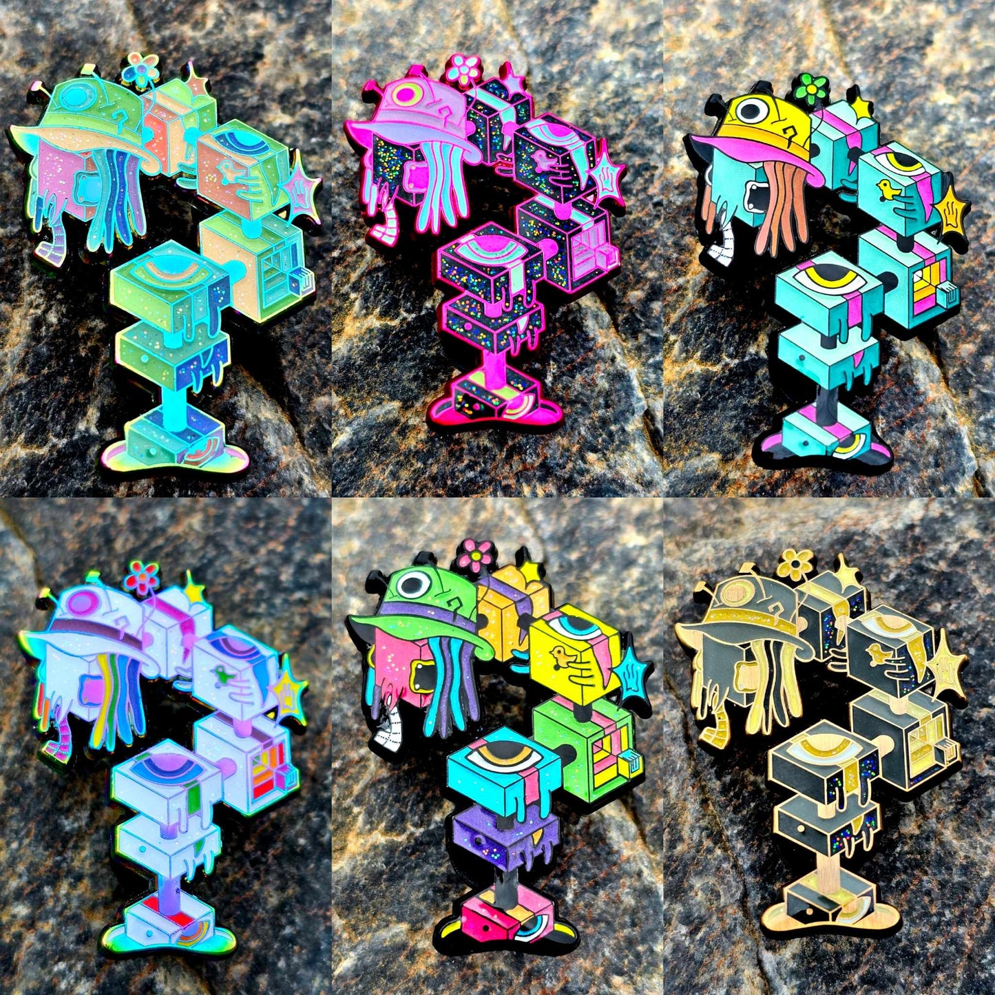 Tipped Chaz - Full Set (6 Pins)
