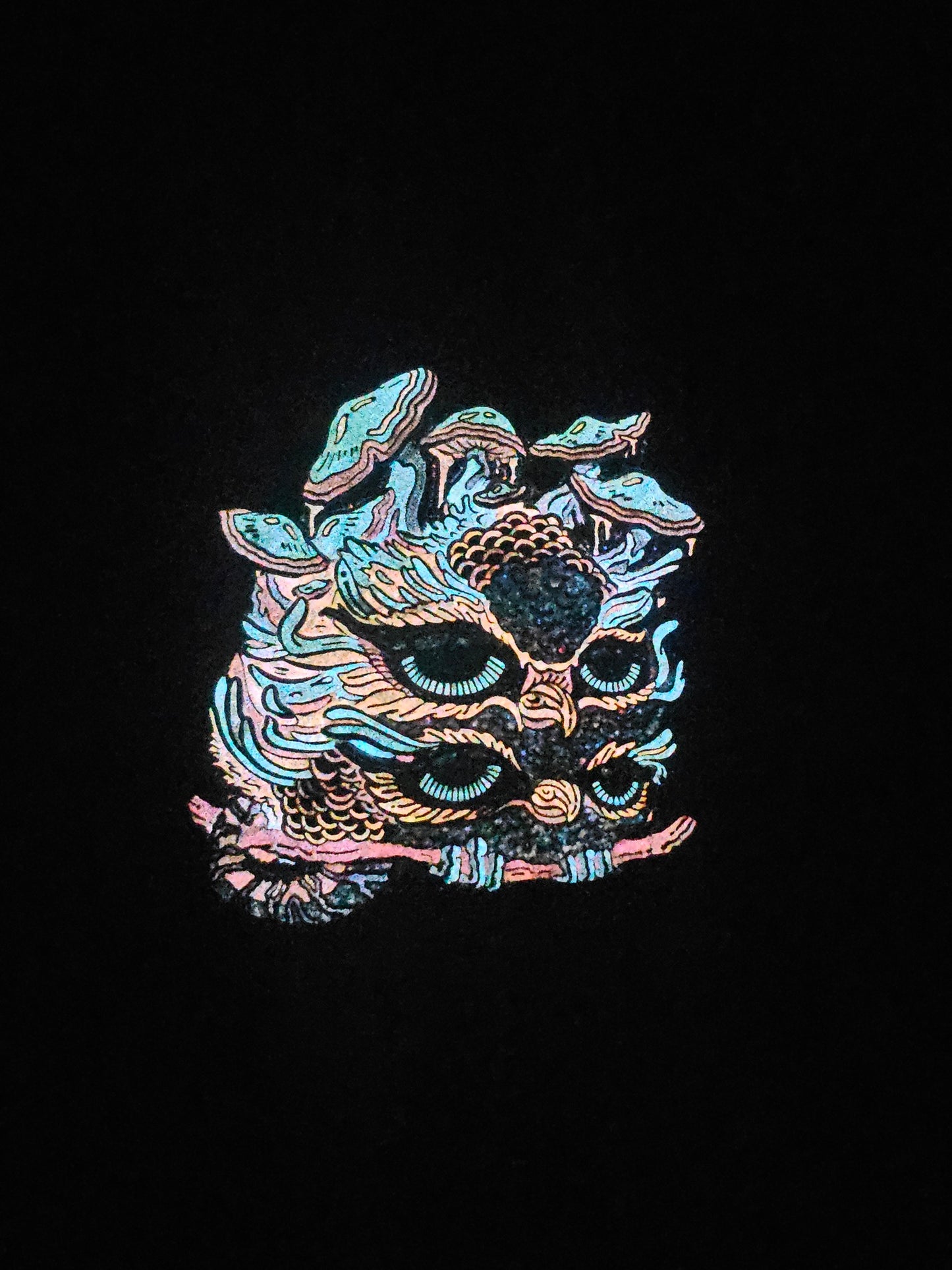Blue Tiger-Tailed Peruvian Shroom Racked Jungle Owl - BLIND BAG