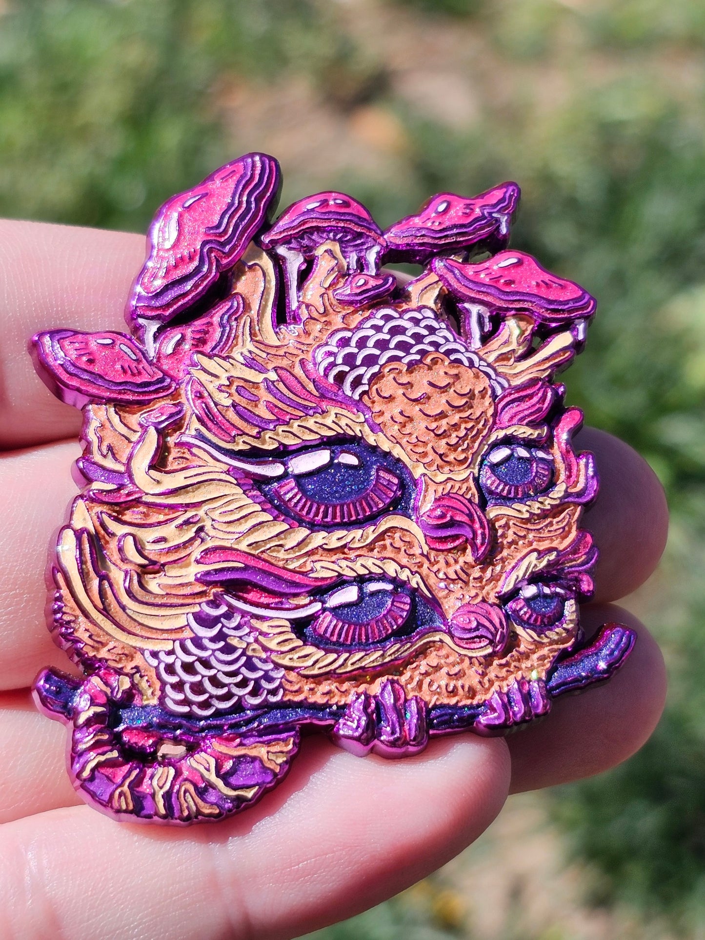 Blue Tiger-Tailed Peruvian Shroom Racked Jungle Owl - BLIND BAG