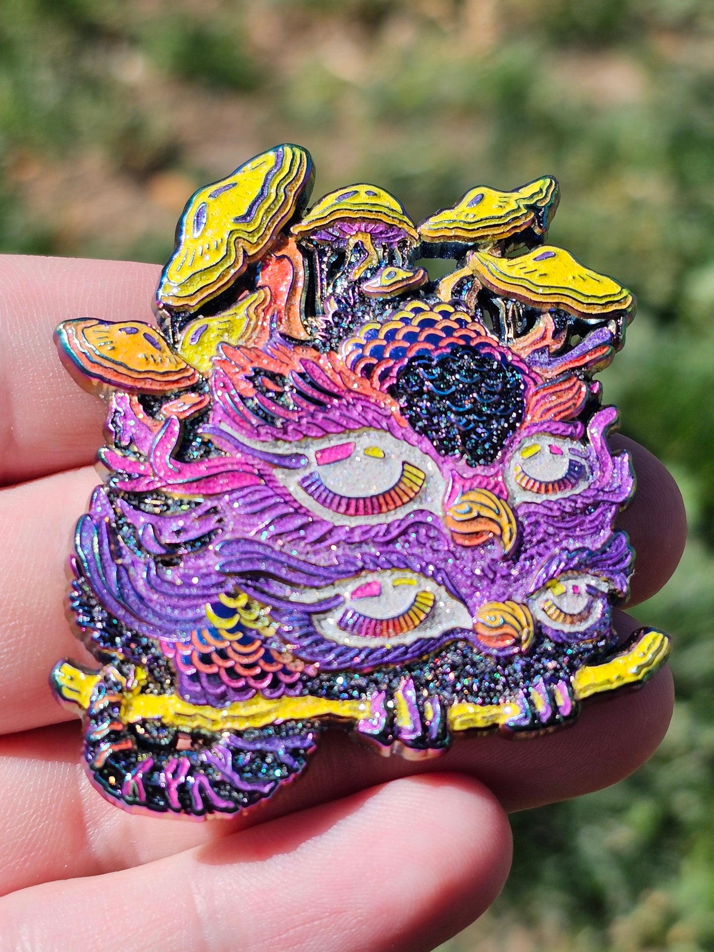 Blue Tiger-Tailed Peruvian Shroom Racked Jungle Owl - BLIND BAG