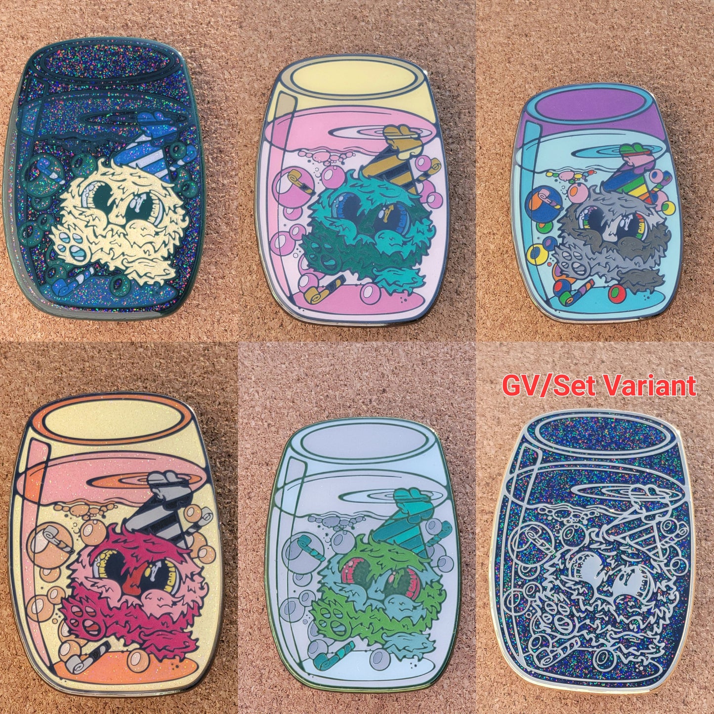 NYE Floof Set (7 Total pins!)