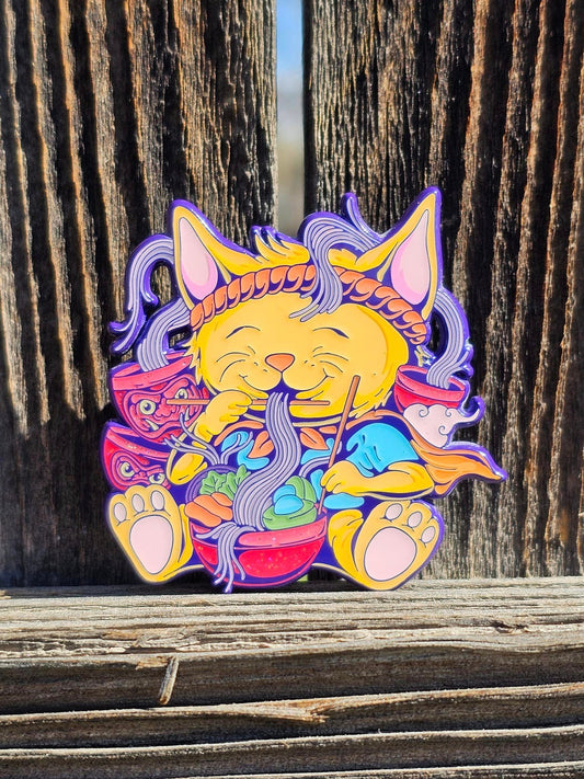 Happy Ramen Kitty - LE 20 (Purple Metal)