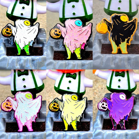 Ghosty Frog - Full Set (10 Pins)
