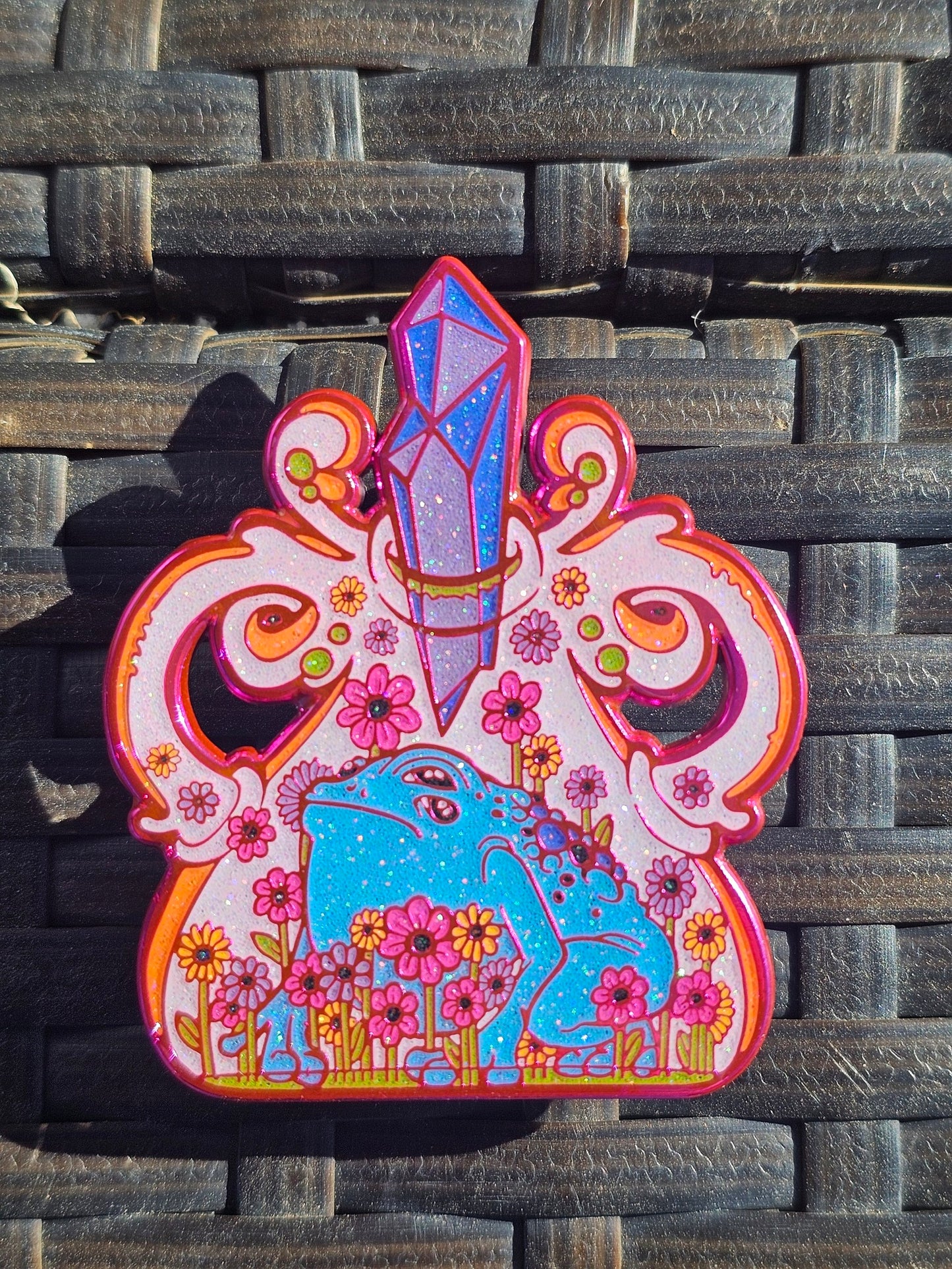 The Sacred Toad - LE20 (Pink Ano Metal)