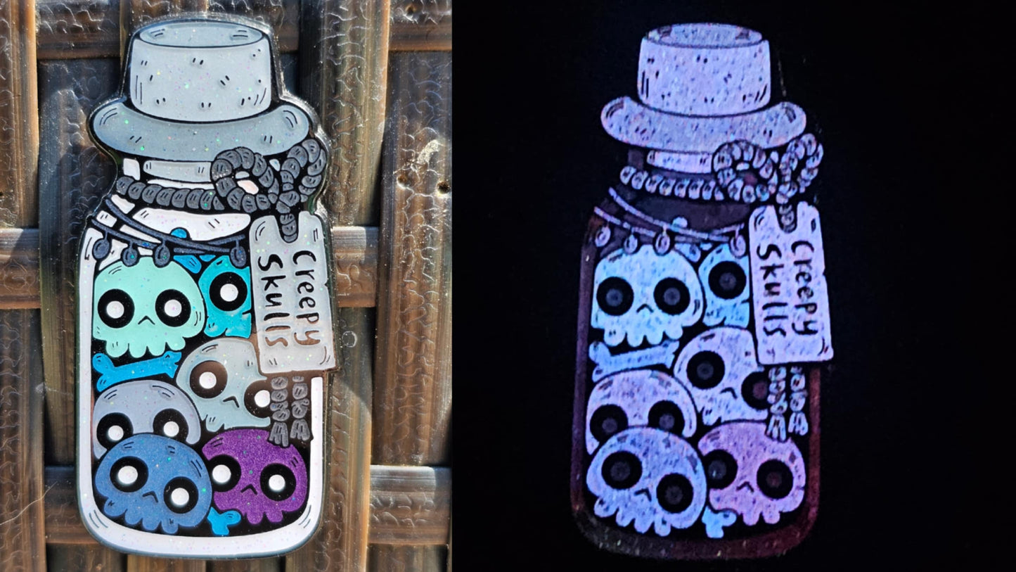 Creepy Skulls - Full Set (7 Total Pins)
