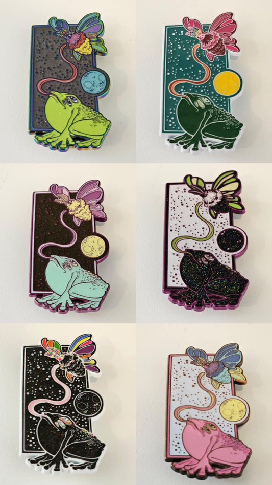 The Frog & The Moth - Full Set (7 Pins!)
