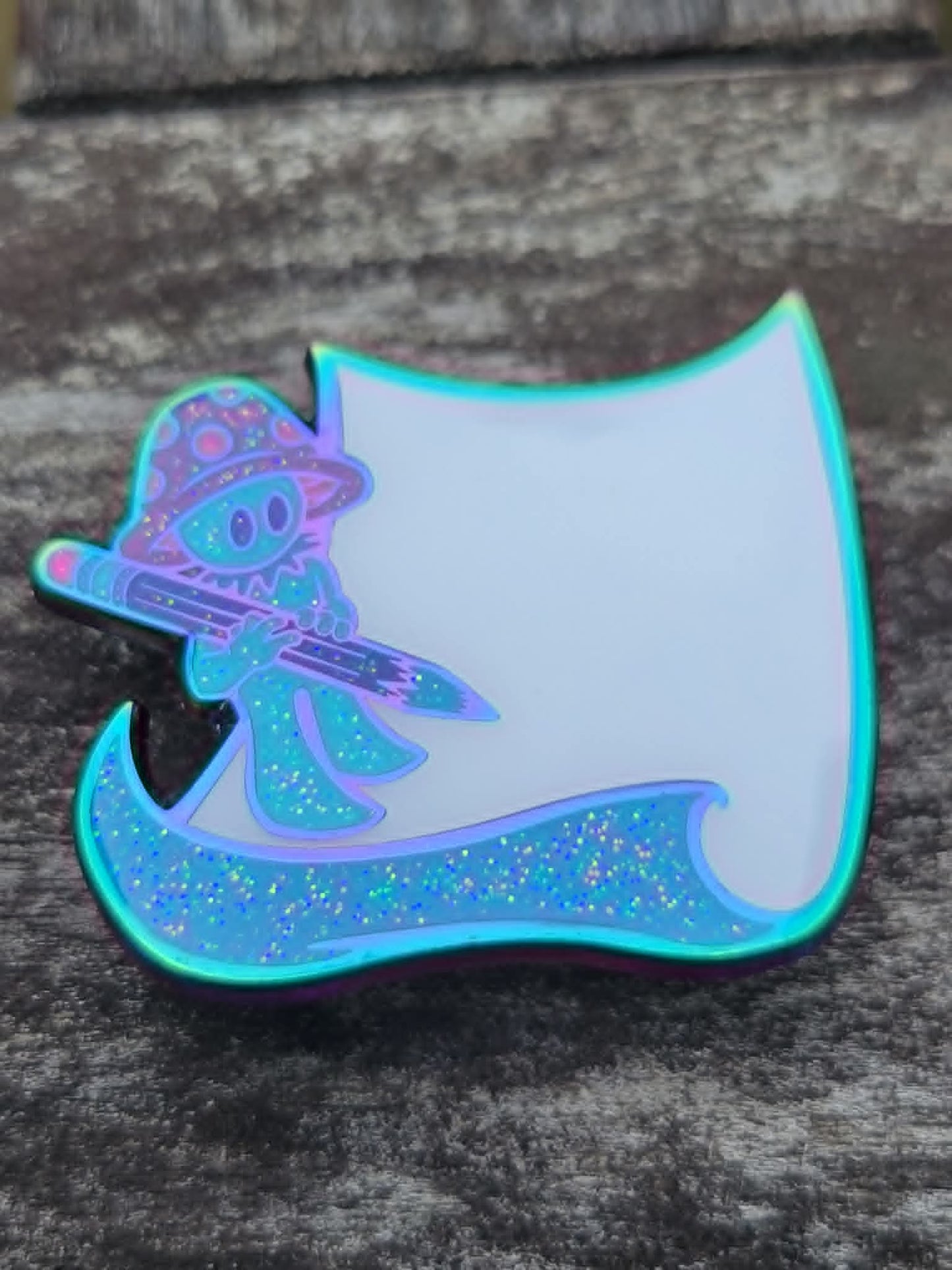 Rainbow Anodized Blue Boy TimeKeeper Scroll