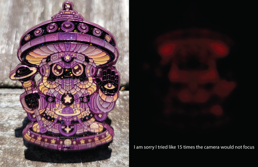 Cosmic Mushroom God Le 10 (Purple Anodized Metal)