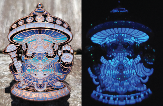 Cosmic Mushroom God Le 7 (Antique Copper Metal)