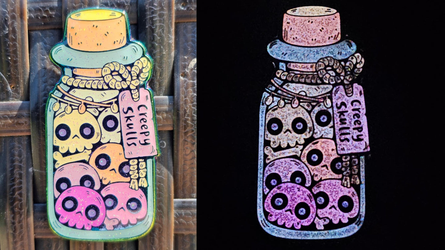 Creepy Skulls - Full Set (7 Total Pins)