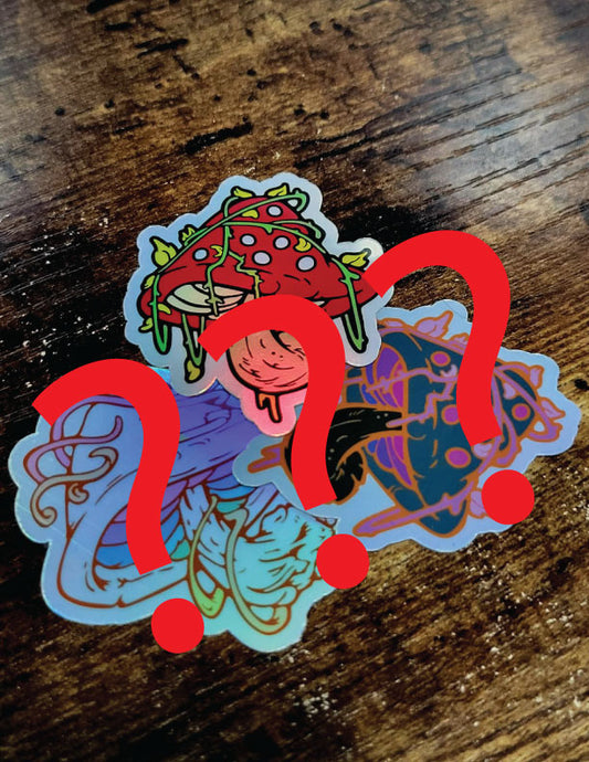 Mini Mushroom Stickers (Singles)